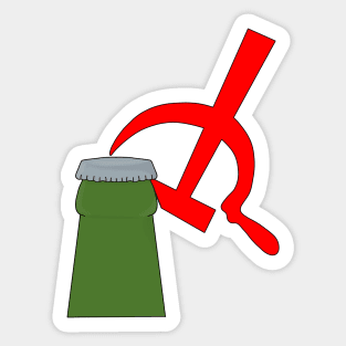 A Communist Beer Sticker